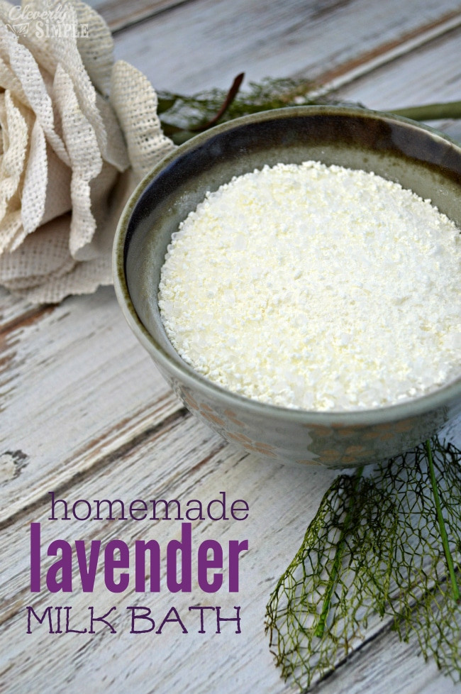 Best ideas about DIY Milk Bath
. Save or Pin Homemade Lavender Milk Bath Cleverly Simple Recipes Now.