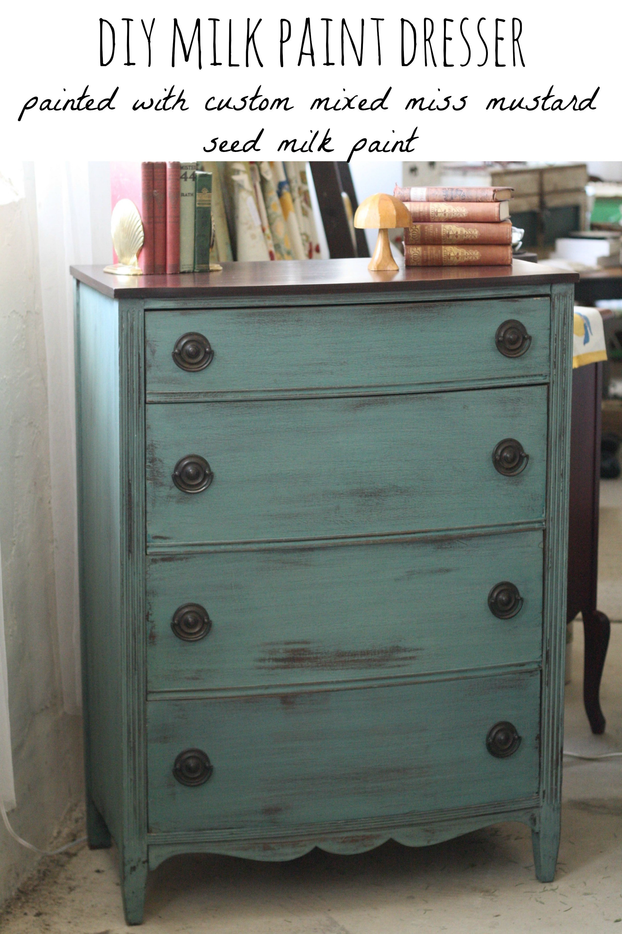 Best ideas about DIY Milk Paint
. Save or Pin French Enamel Boxwood Milk Paint Dresser Now.