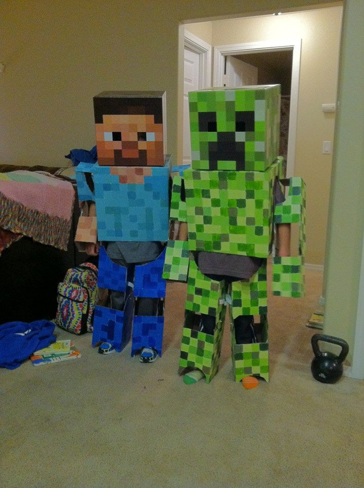 Best ideas about DIY Minecraft Costume
. Save or Pin Homemade Minecraft Costume Now.