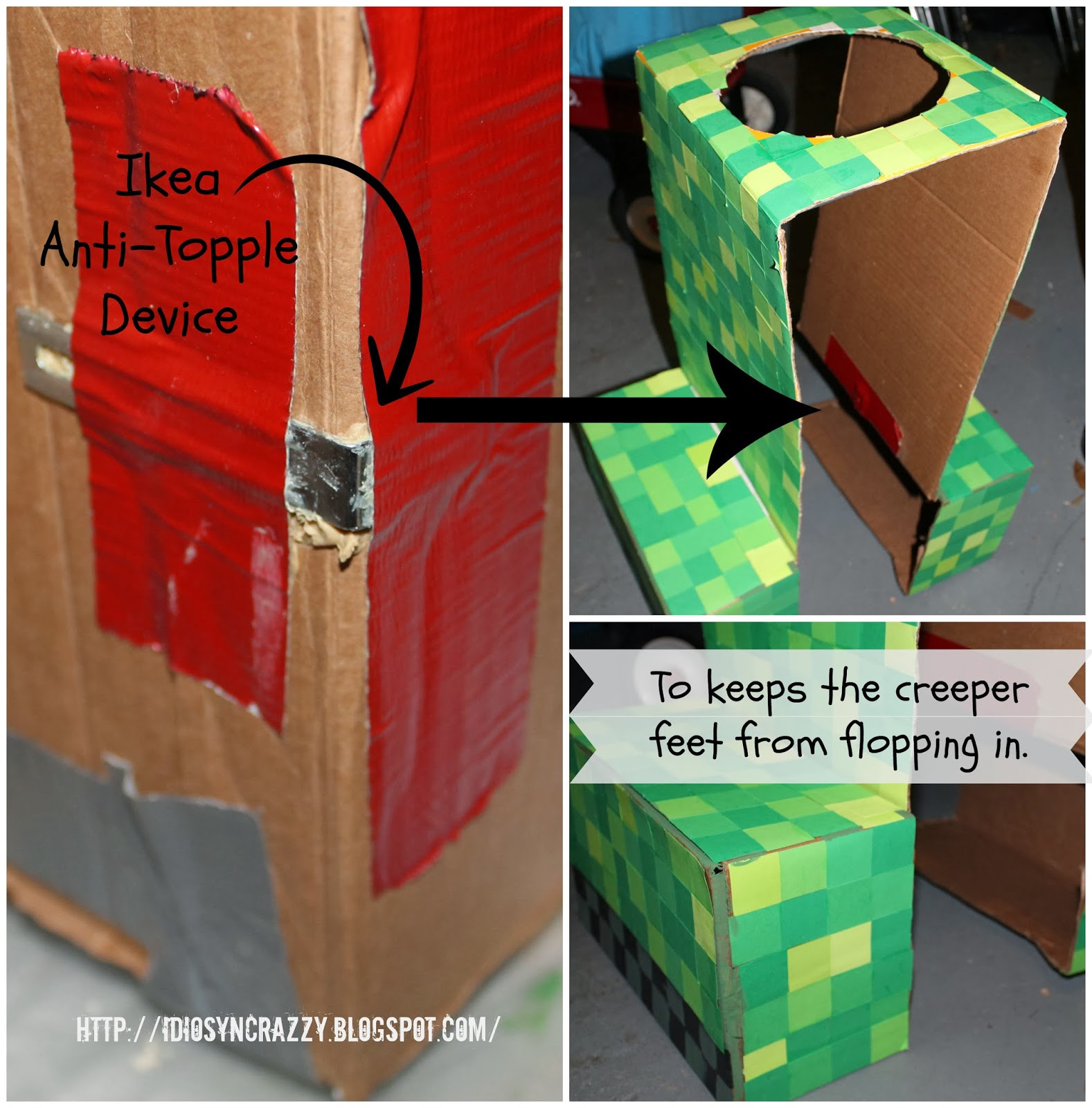 Best ideas about DIY Minecraft Creeper Costume
. Save or Pin IdiosynCRAZY Adventures in Crafting Minecraft Creeper Now.