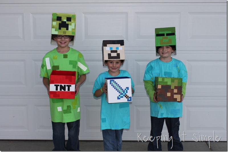 Best ideas about DIY Minecraft Creeper Costume
. Save or Pin Keeping it Simple DIY Minecraft Creeper Steve and Zombie Now.