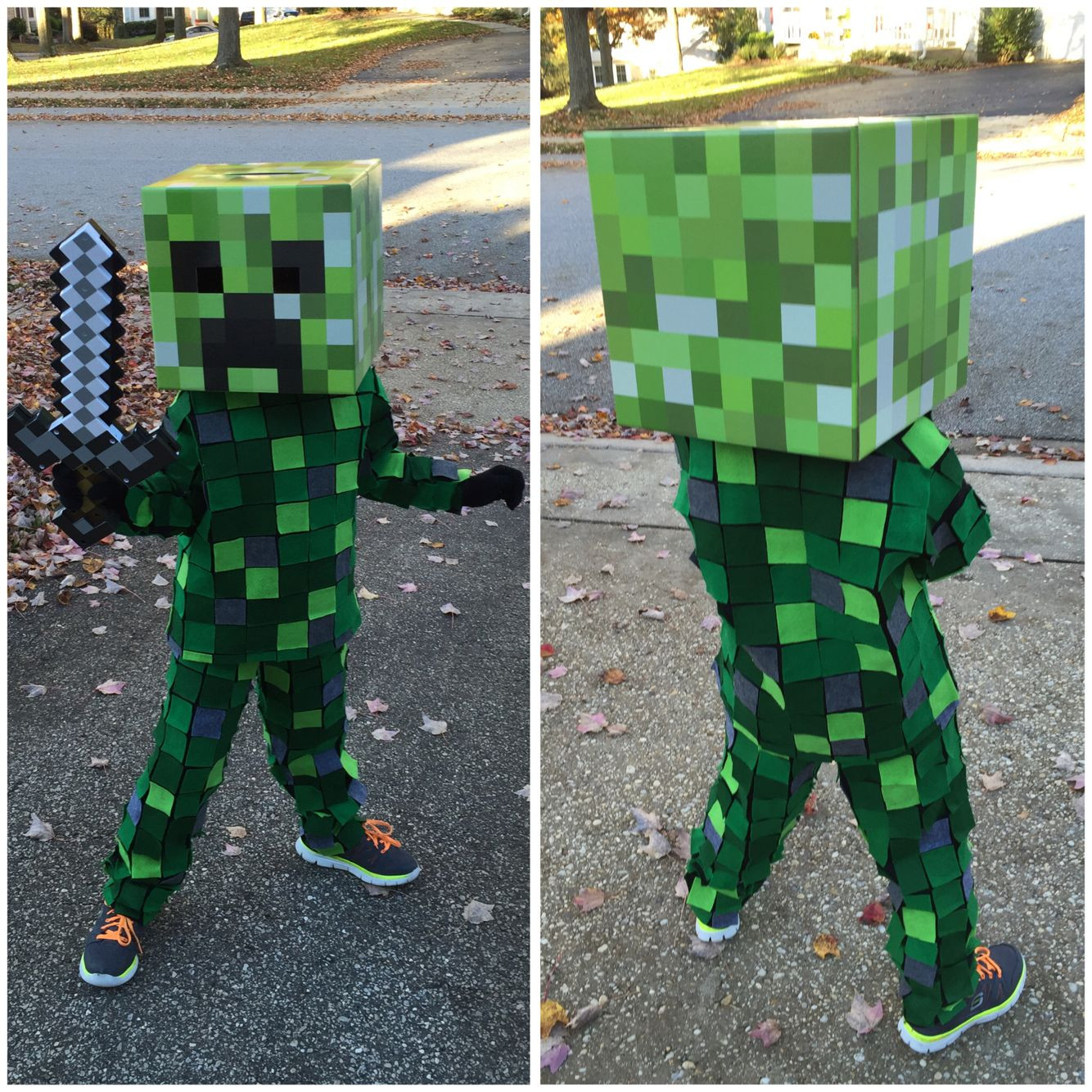 Best ideas about DIY Minecraft Creeper Costume
. Save or Pin Minecraft Creeper Costume Halloween creeper costume Now.