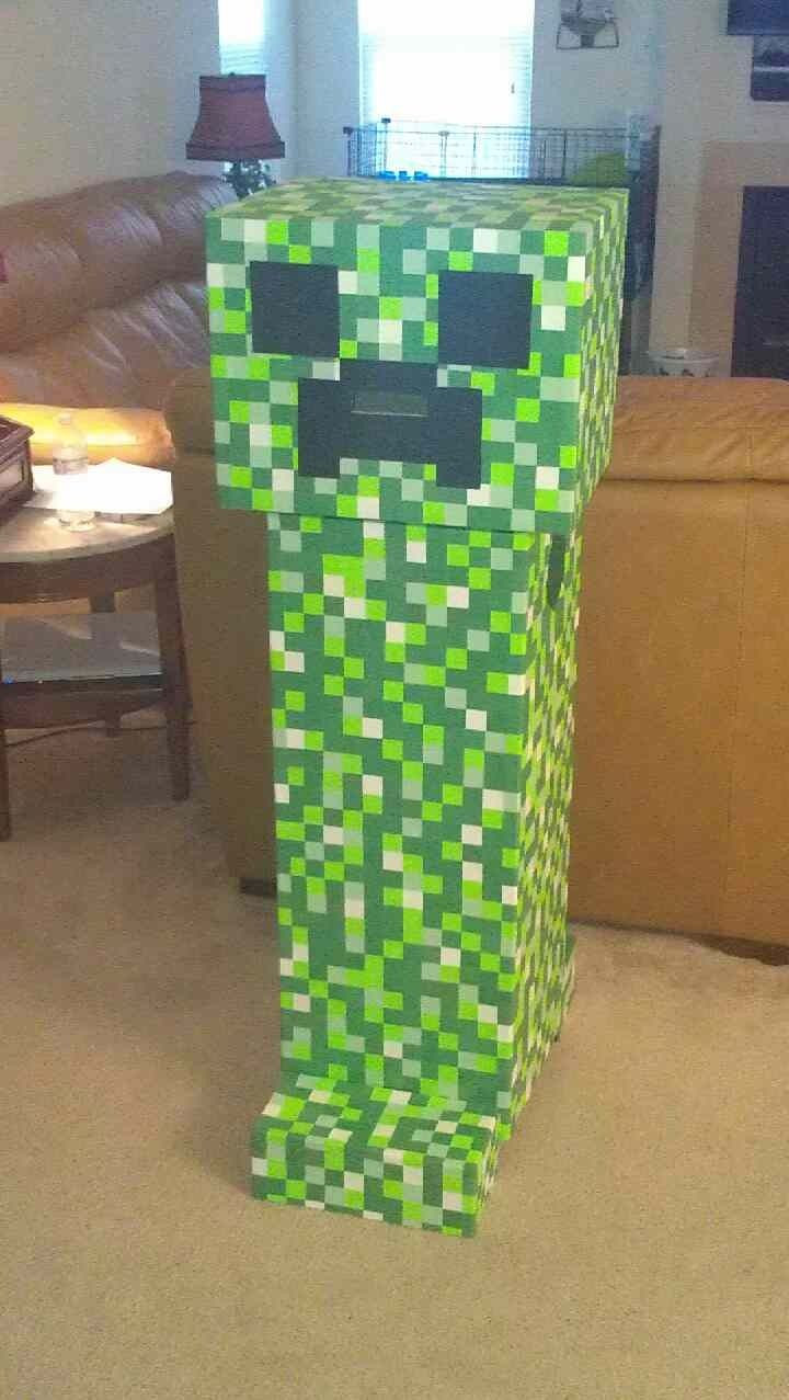 Best ideas about DIY Minecraft Creeper Costume
. Save or Pin DIY Halloween creeper costume I made Now.