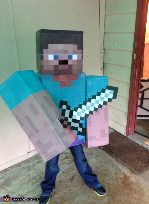 Best ideas about DIY Minecraft Steve Costume
. Save or Pin DIY Minecraft Steve Costume Now.