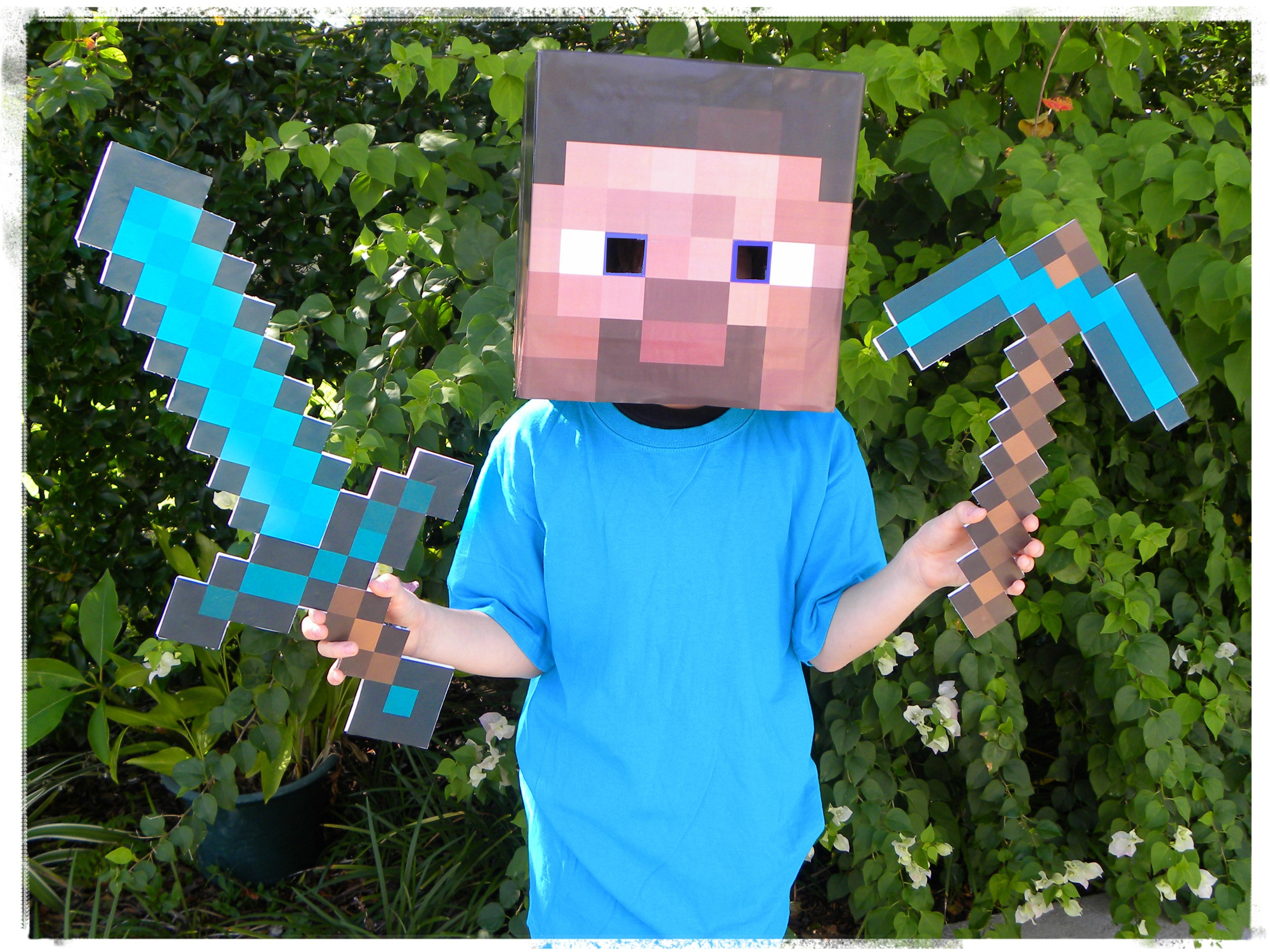 Best ideas about DIY Minecraft Steve Costume
. Save or Pin How to Make a MINECRAFT Steve Costume for less than $10 Now.