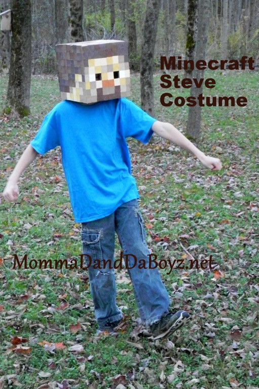 Best ideas about DIY Minecraft Steve Costume
. Save or Pin Minecraft Costume DIY Steve Momma D and Da Boyz Now.