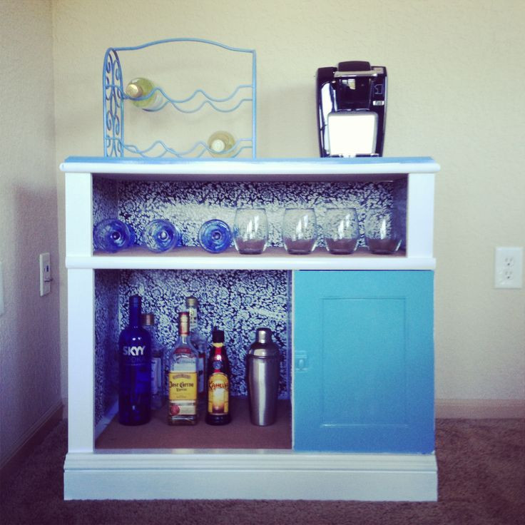 Best ideas about DIY Mini Bars
. Save or Pin DIY mini bar for the apartment Now.