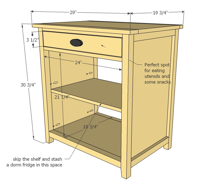 Best ideas about DIY Mini Fridge Cabinet
. Save or Pin Ana White Now.