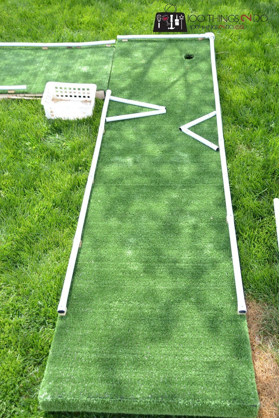 Best ideas about DIY Mini Golf
. Save or Pin DIY Mini Golf as designed by 6 and 9 year olds Now.