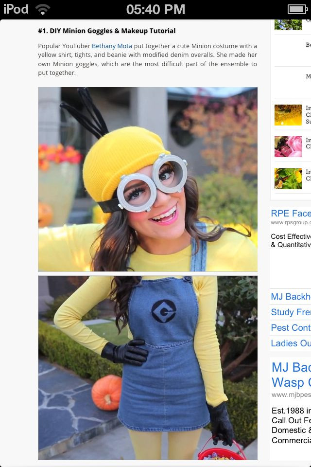 Best ideas about DIY Minion Costume Without Overalls
. Save or Pin 1000 ideas about Minion Costumes on Pinterest Now.