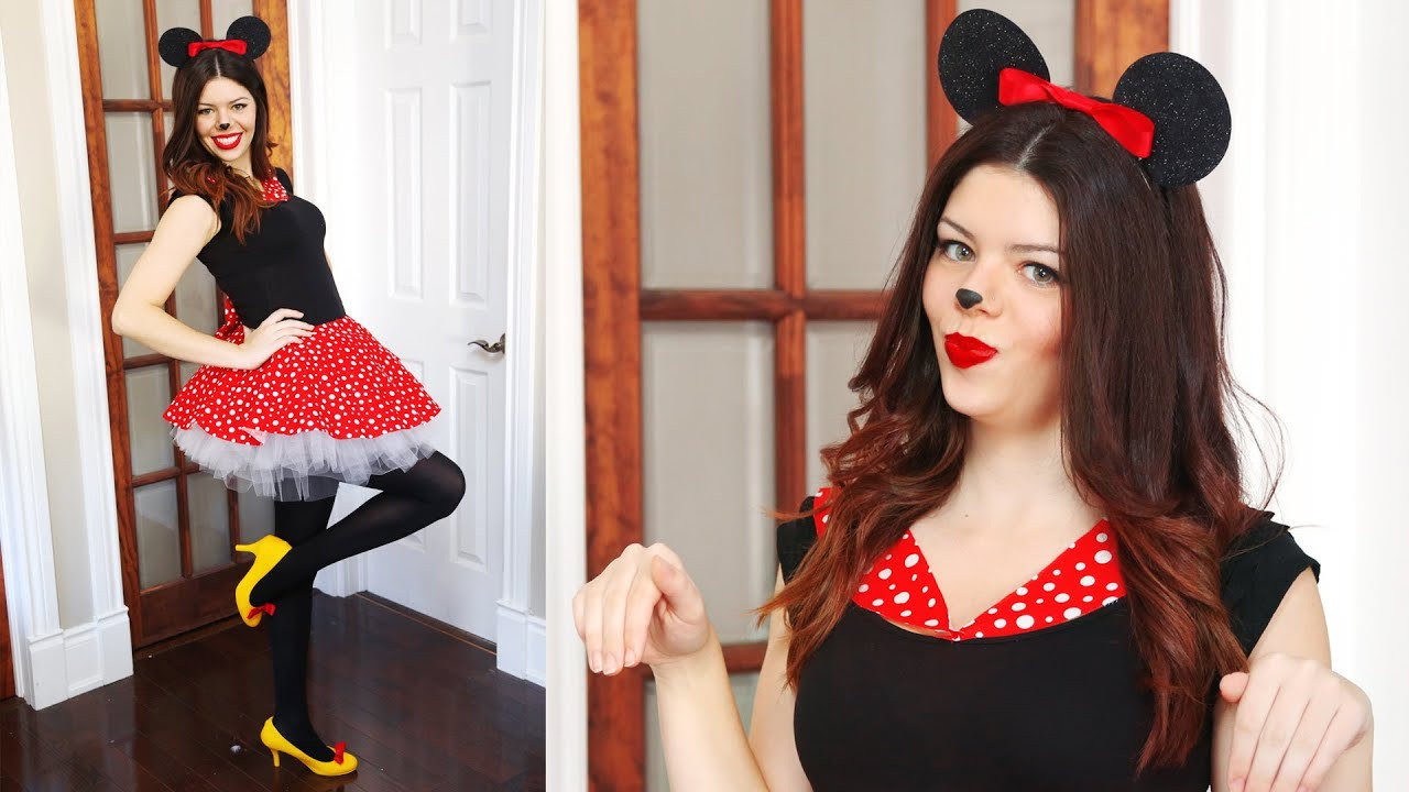 Best ideas about DIY Minnie Mouse Costume Teenager
. Save or Pin DIY MINNIE MOUSE HALLOWEEN COSTUME NO SEW Now.