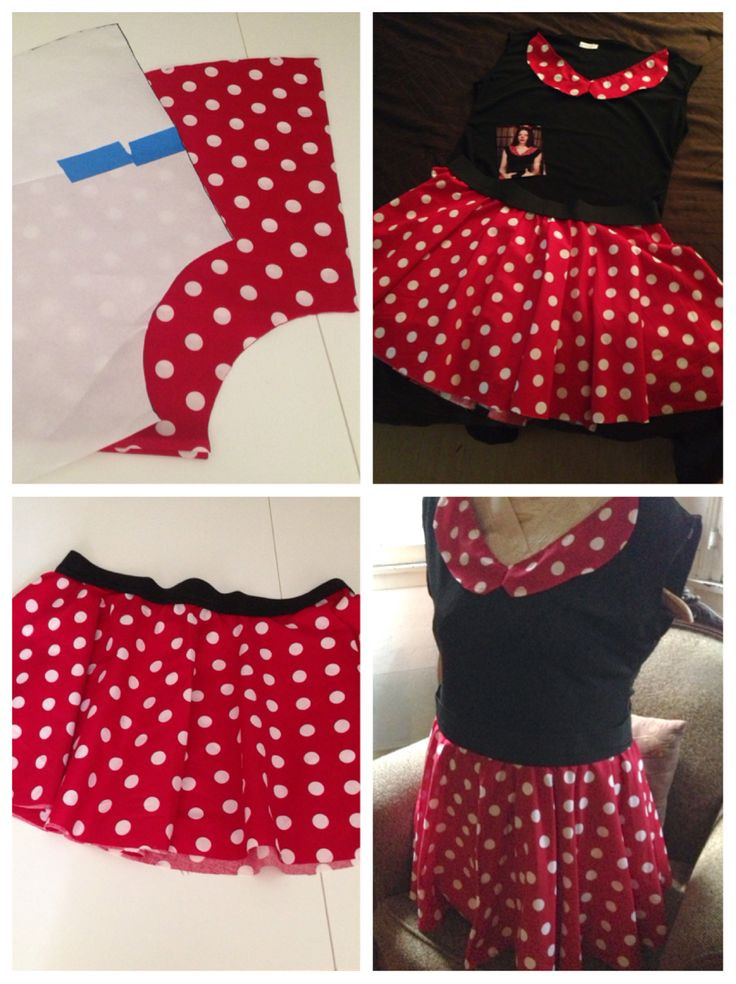 Best ideas about DIY Minnie Mouse Costume Teenager
. Save or Pin DIY Minnie Mouse Costume for teens I made a circle skirt Now.