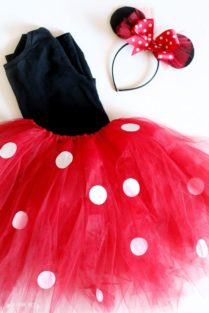 Best ideas about DIY Minnie Mouse Costume Tutu
. Save or Pin DIY Minnie Mouse Costume yep NO sew Sugar Bee Crafts Now.