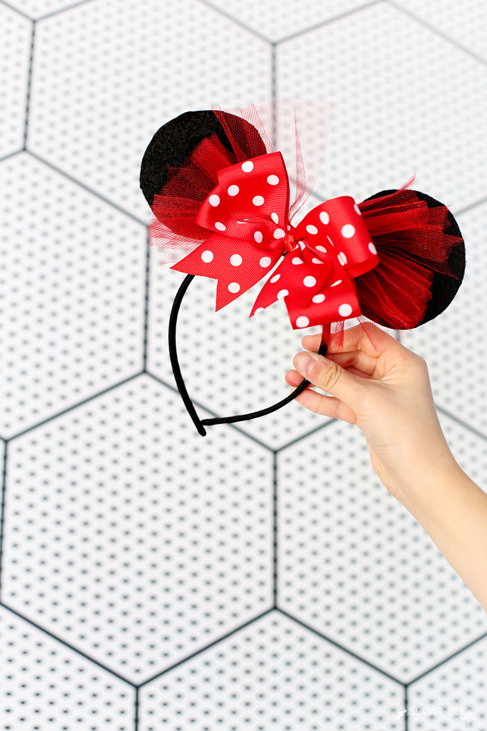 Best ideas about DIY Minnie Mouse Ears
. Save or Pin DIY Minnie Mouse Bow Costume Sugar Bee Crafts Now.