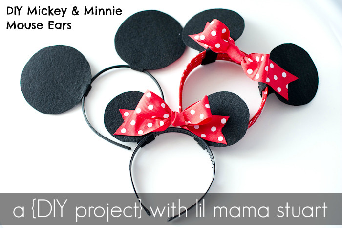 Best ideas about DIY Minnie Mouse Ears
. Save or Pin a day with lil mama stuart DIY Mickey & Minnie Mouse Ears Now.