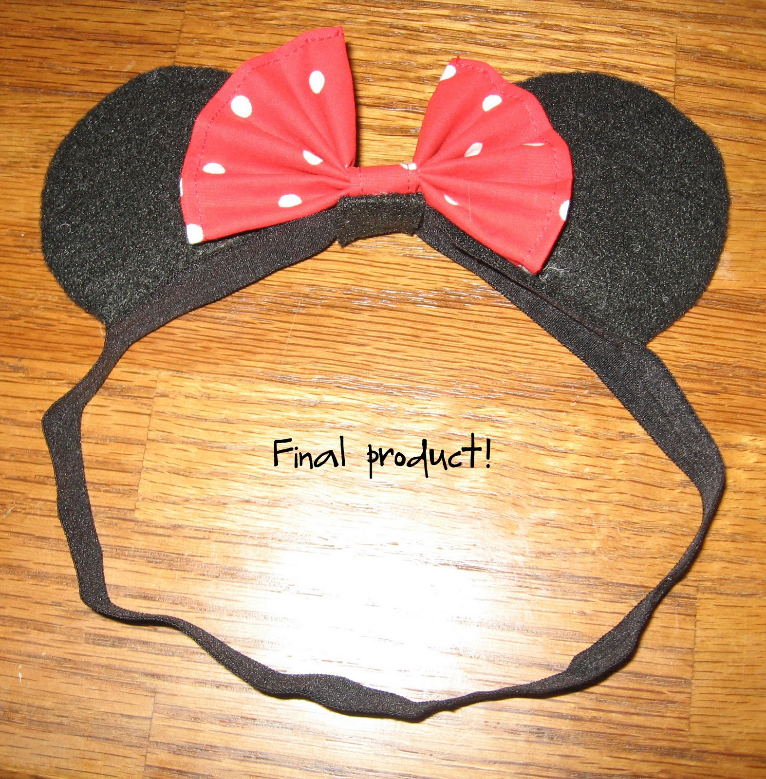 Best ideas about DIY Minnie Mouse Ears
. Save or Pin DIY kinda girl Minnie Mouse ears for baby tutorial Now.