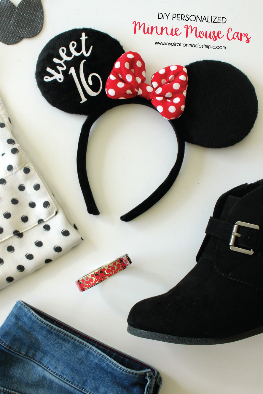 Best ideas about DIY Minnie Mouse Ears
. Save or Pin Personalized Minnie Mouse Ears Inspiration Made Simple Now.