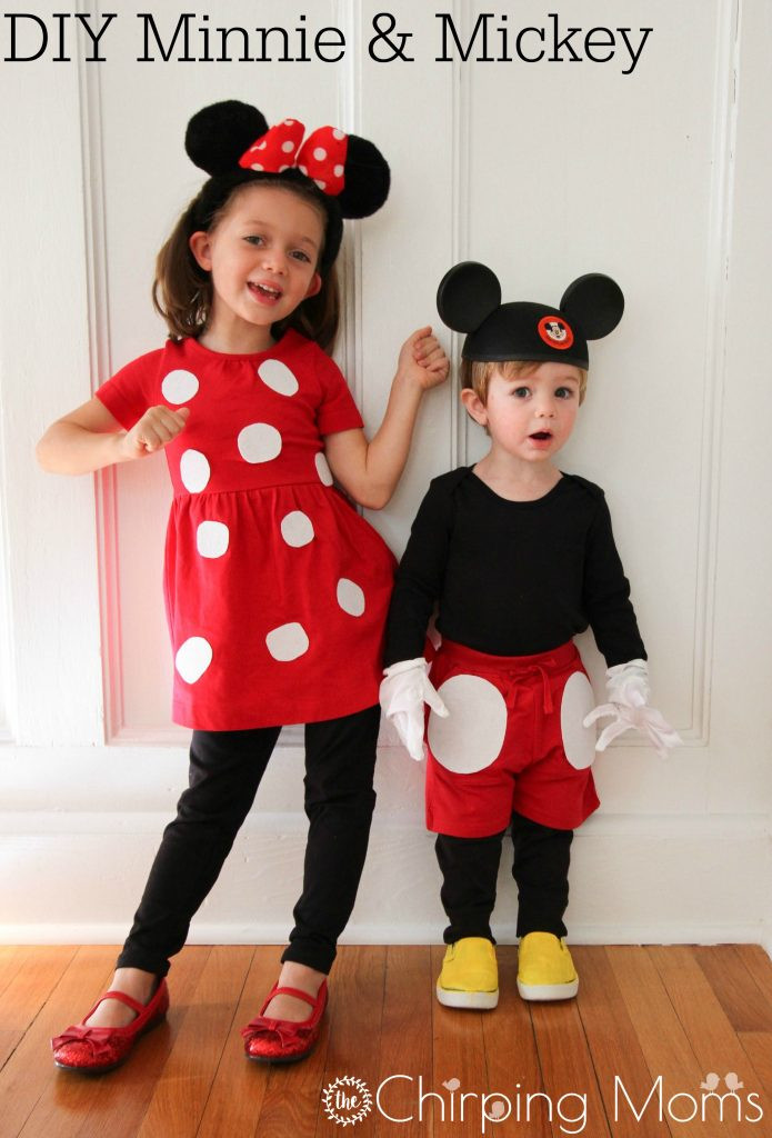 Best ideas about DIY Minnie Mouse Halloween Costumes
. Save or Pin Easy DIY Mickey & Pals Costumes The Chirping Moms Now.