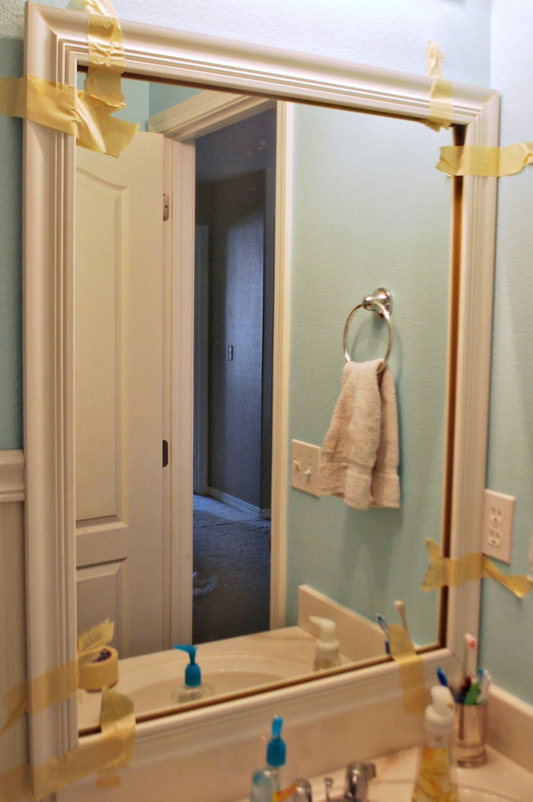 Best ideas about DIY Mirror Frame
. Save or Pin Loving Your Space DIY Mirror Framing Now.