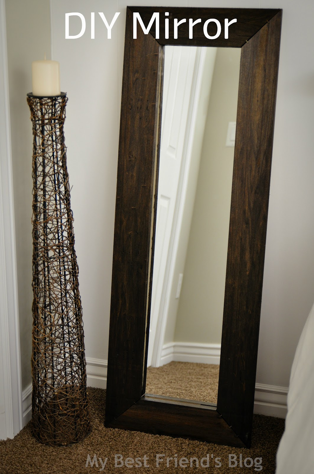 Best ideas about DIY Mirror Frame
. Save or Pin My Best Friend s Blog DIY Mirror Now.