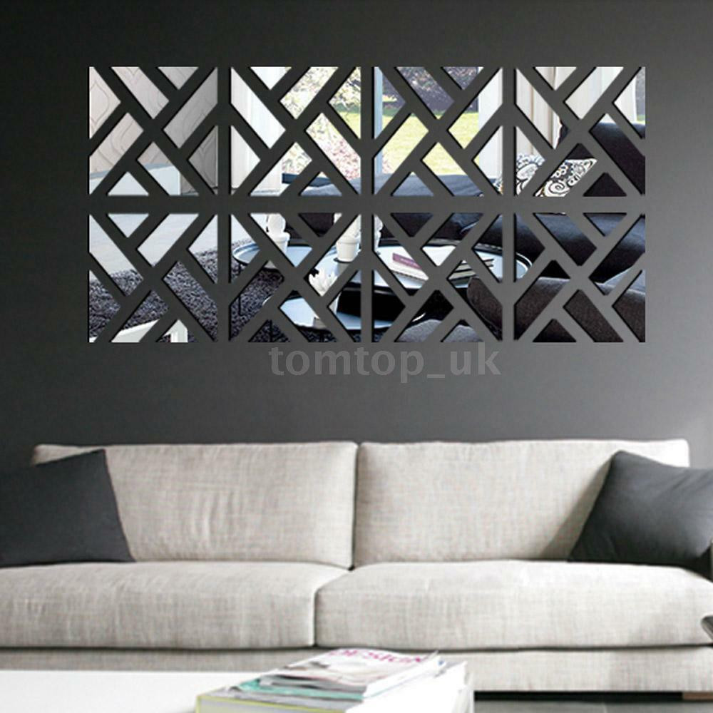 Best ideas about DIY Mirror Wall
. Save or Pin Geometric DIY 3D Mirror Wall Decal Set Sticker Art Decals Now.