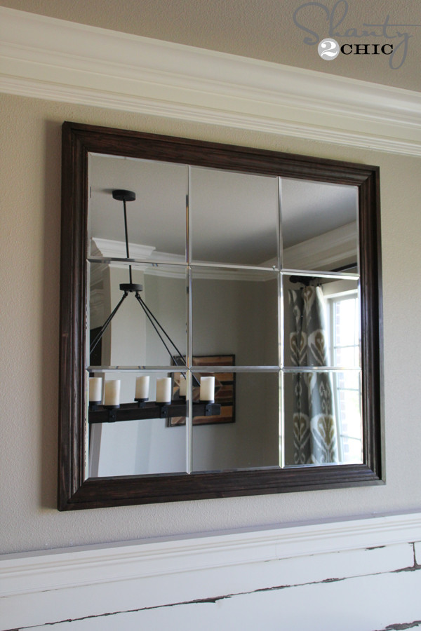 Best ideas about DIY Mirror Wall
. Save or Pin DIY Paneled Wall Mirror Shanty 2 Chic Now.