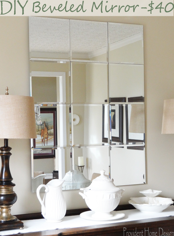Best ideas about DIY Mirror Wall
. Save or Pin DIY Pottery Barn Brinkley Mirror Knockoff Now.