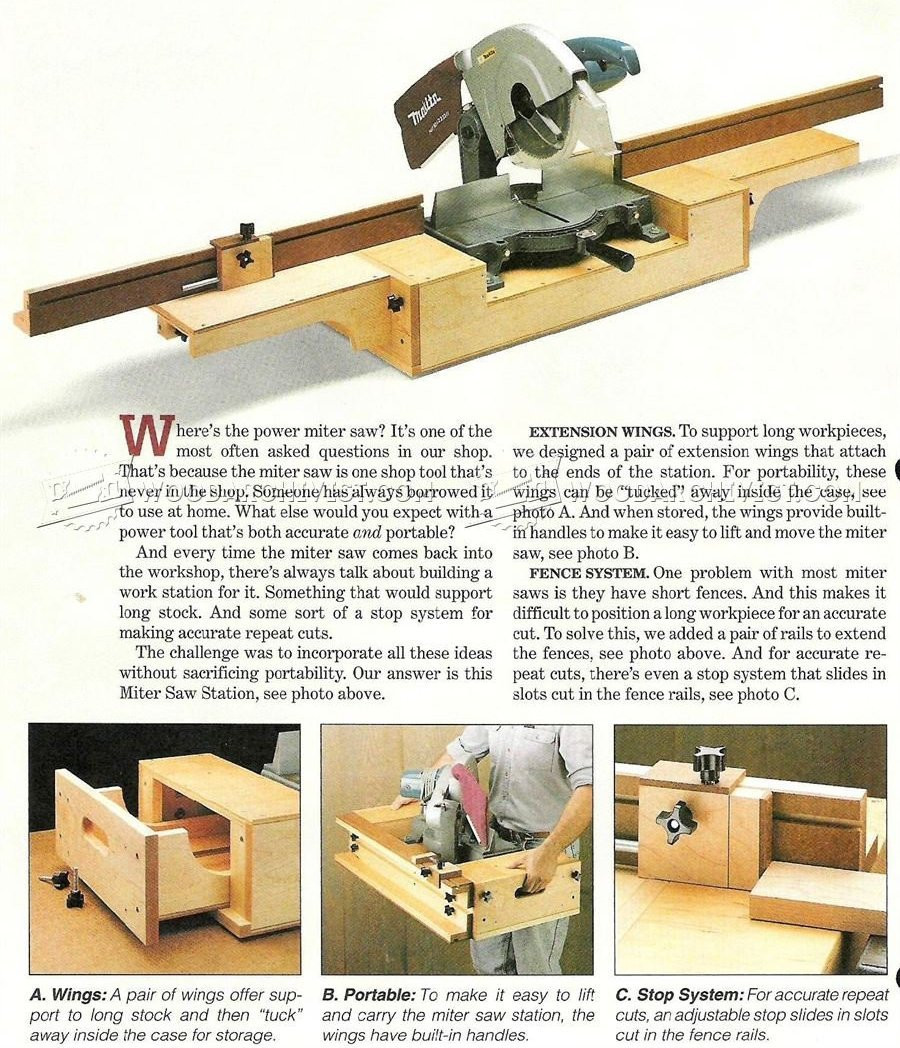 Best ideas about DIY Miter Saw Stand
. Save or Pin DIY Portable Miter Saw Stand • WoodArchivist Now.