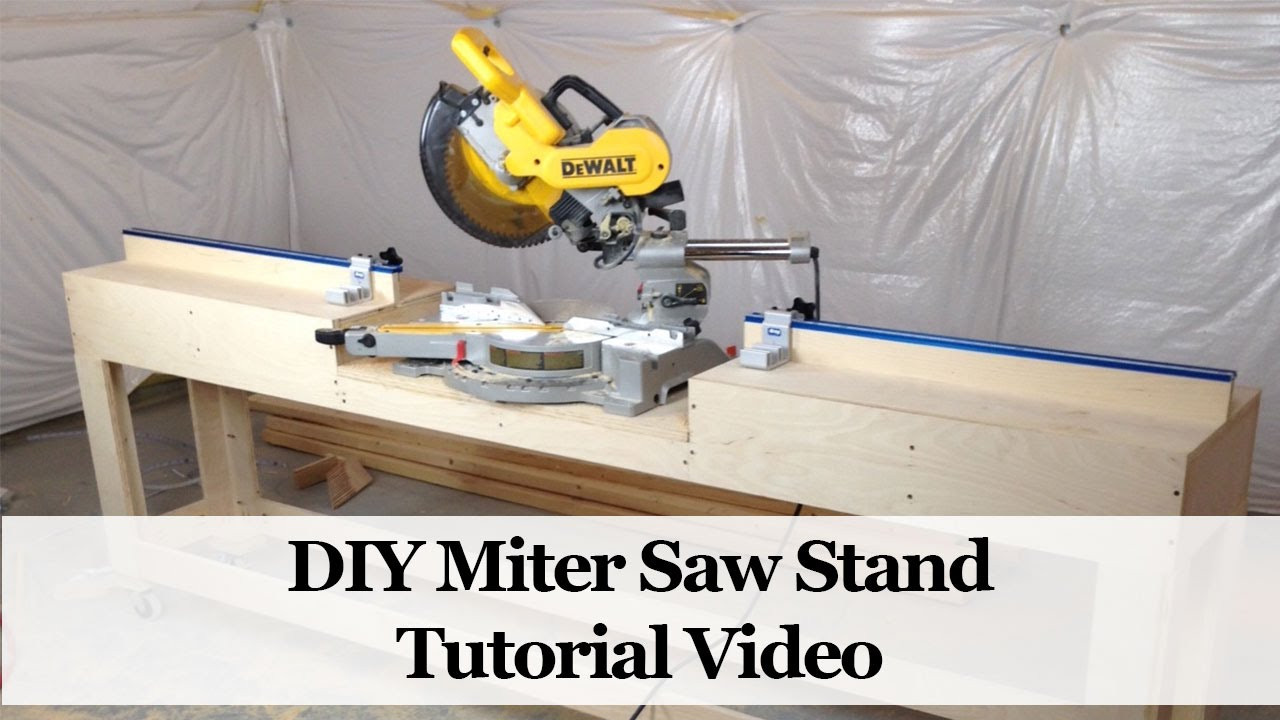 Best ideas about DIY Miter Saw Stand
. Save or Pin How to Build a Miter Saw Stand Now.