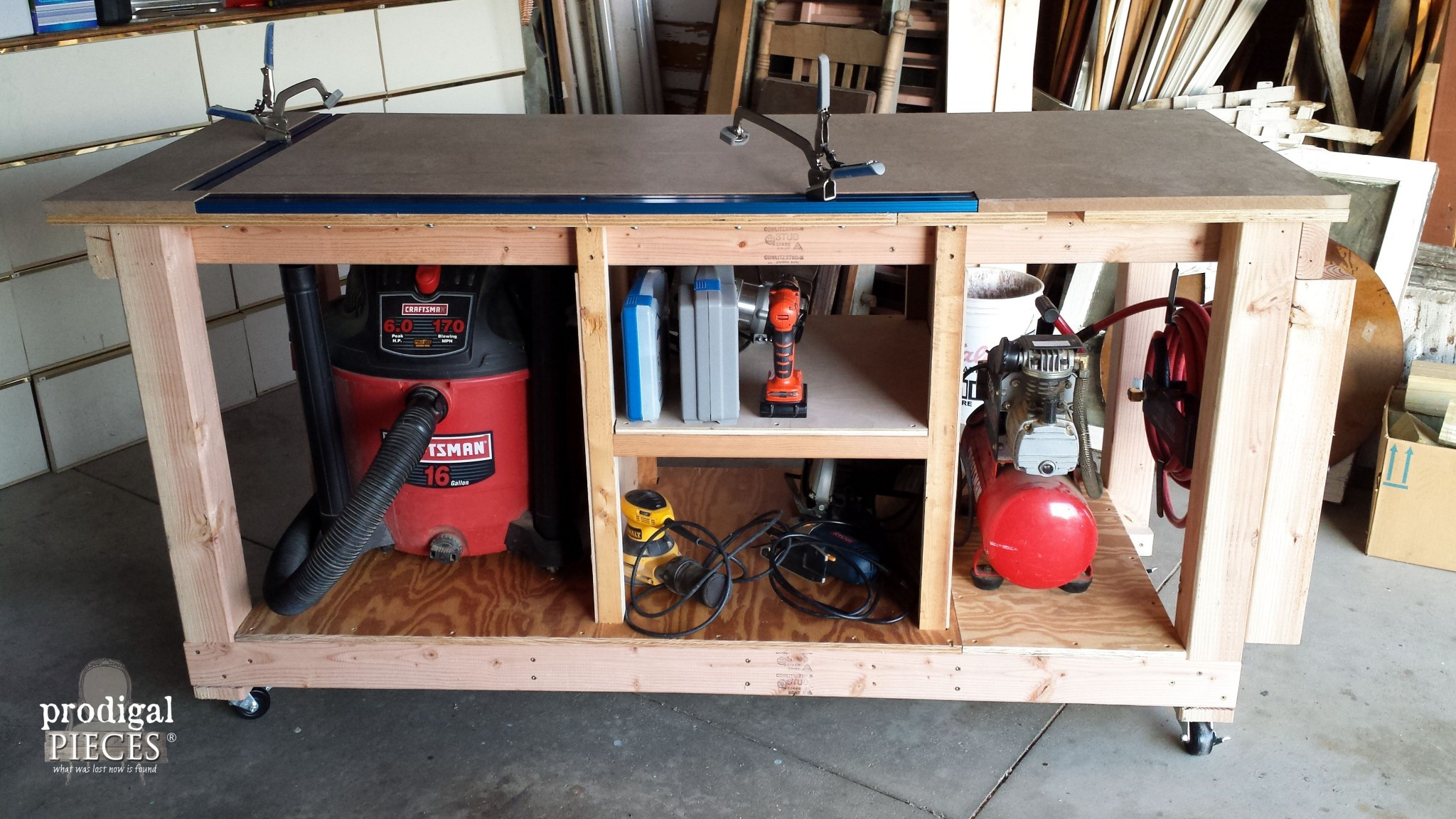 Best ideas about DIY Mobile Workbench
. Save or Pin DIY Workbench Fit for a Junker Prodigal Pieces Now.