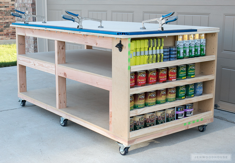 Best ideas about DIY Mobile Workbench
. Save or Pin How To Build A DIY Mobile Workbench With Shelves Now.
