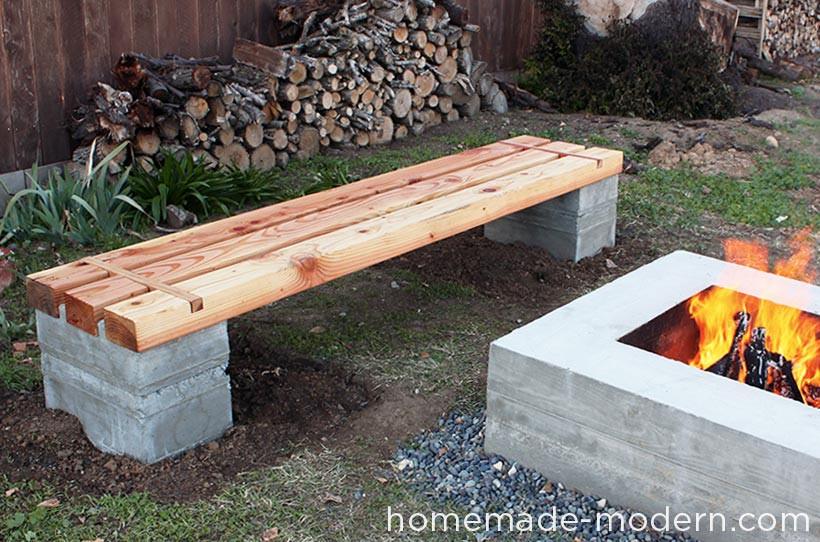 Best ideas about DIY Modern Bench
. Save or Pin HomeMade Modern EP57 Outdoor Concrete Bench Now.