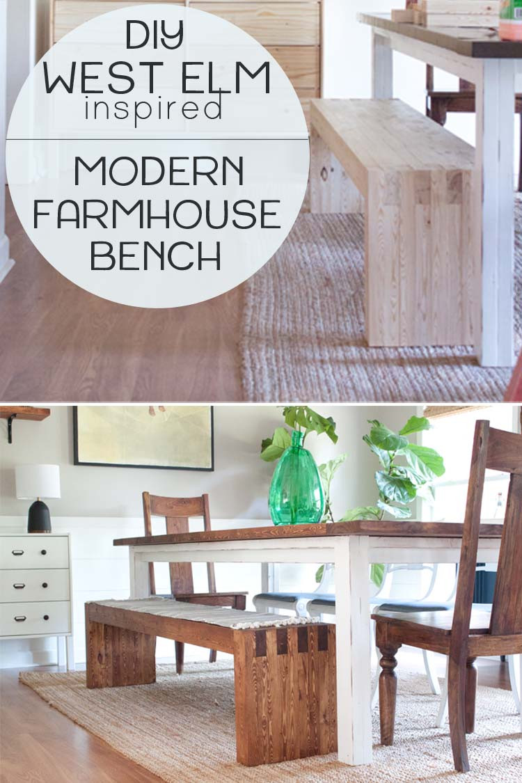 Best ideas about DIY Modern Bench
. Save or Pin DIY Modern Farmhouse Bench Now.