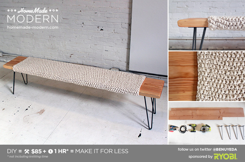 Best ideas about DIY Modern Bench
. Save or Pin HomeMade Modern EP28 Wood Wool Bench Now.