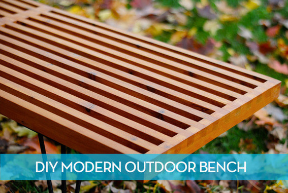 Best ideas about DIY Modern Bench
. Save or Pin How to Make a DIY Mid Century Modern Outdoor Slat Bench Now.