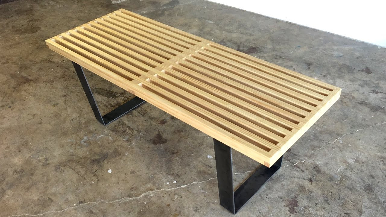 Best ideas about DIY Modern Bench
. Save or Pin DIY Modern Slatted Bench Modern Builds Now.