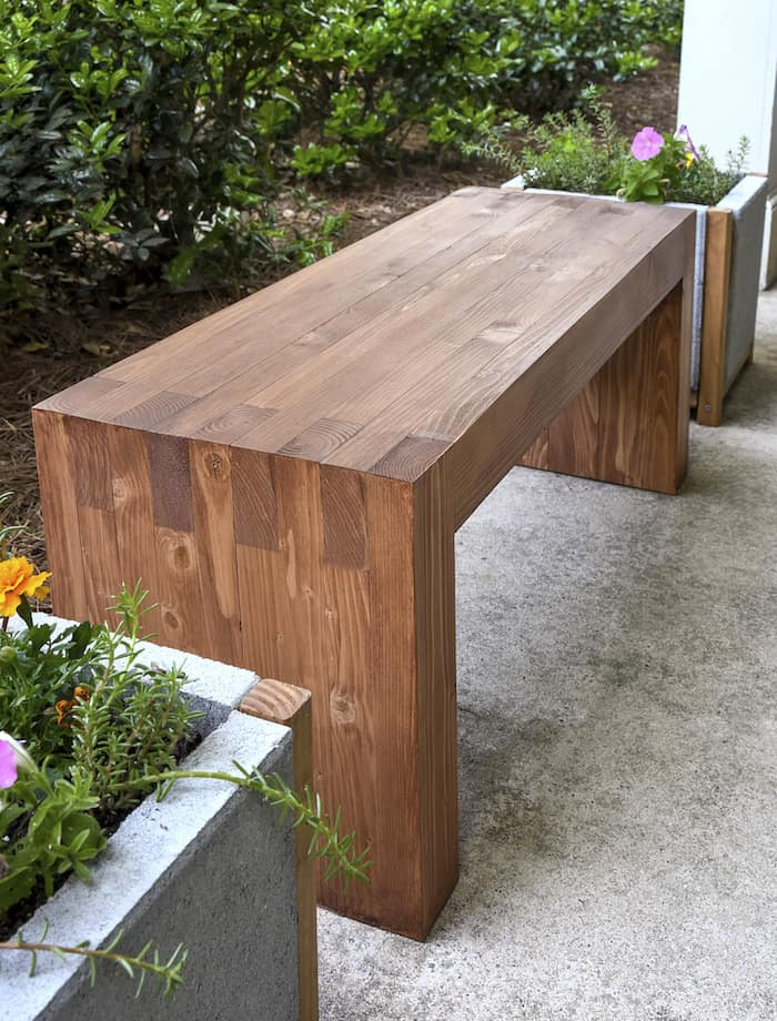 Best ideas about DIY Modern Bench
. Save or Pin Williams Sonoma inspired DIY outdoor bench diycandy Now.