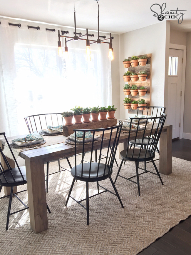 Best ideas about DIY Modern Dining Table
. Save or Pin DIY Modern Farmhouse Table as seen on HGTV Open Concept Now.