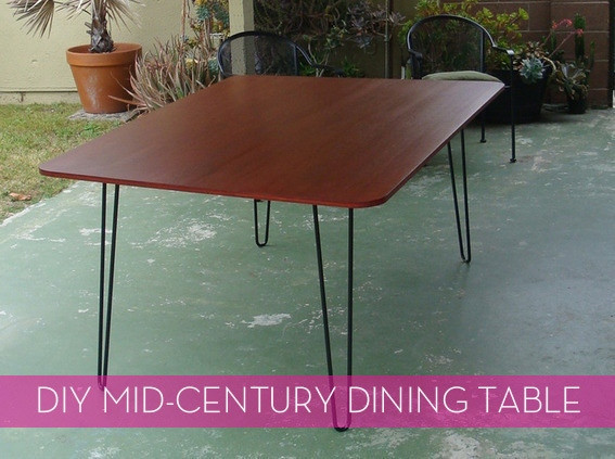 Best ideas about DIY Modern Dining Table
. Save or Pin How to Make a DIY Mid Century Modern Dining Table Now.