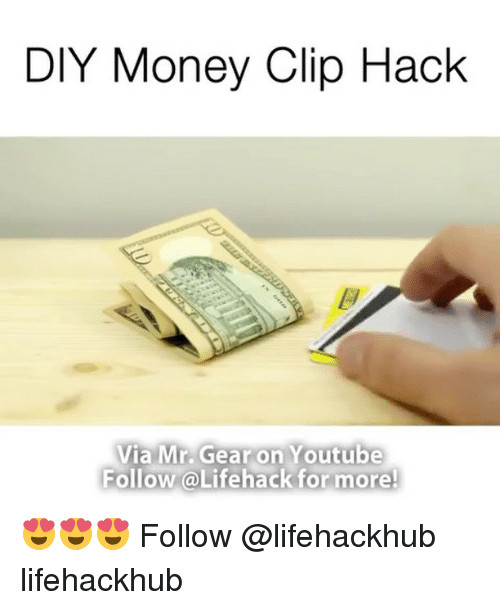 Best ideas about DIY Money Clip
. Save or Pin DIY Money Clip Hack via Mr Gear on Youtube Follow a Now.