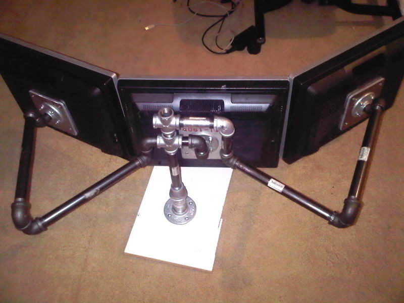 Best ideas about DIY Monitor Mount
. Save or Pin My DIY Multi Monitor Mount Stand [H]ard Now.