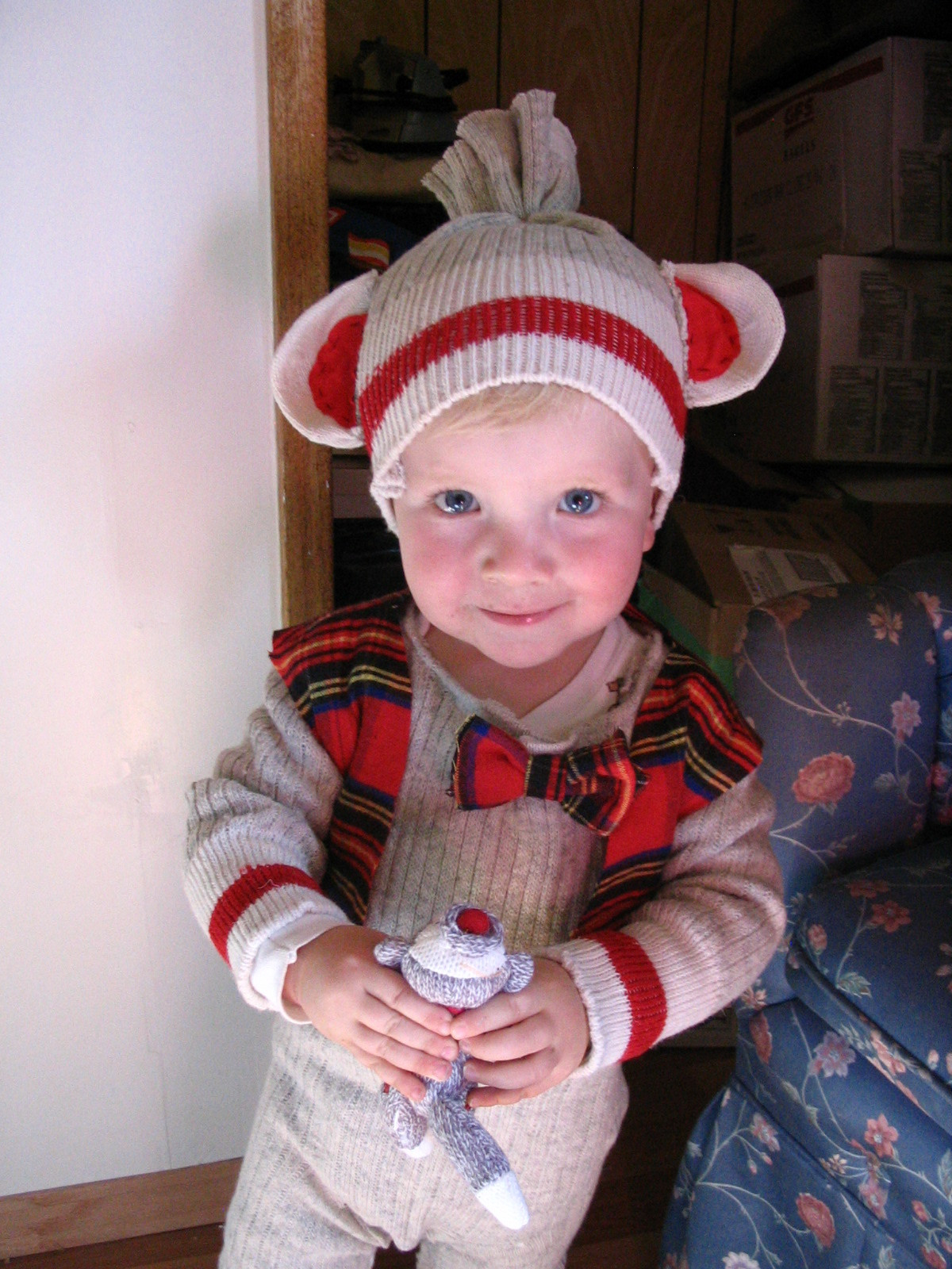 Best ideas about DIY Monkey Costume
. Save or Pin Sock Monkey costume for toddler Now.