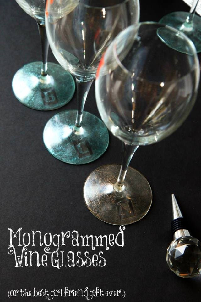 Best ideas about DIY Monogram Wine Glass
. Save or Pin DIY Monogrammed Wine Glasses MomAdvice Now.