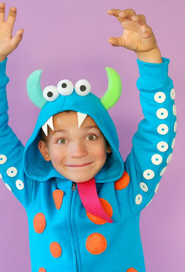 Best ideas about DIY Monster Costumes
. Save or Pin 50 Creative Homemade Halloween Costume Ideas for Kids Now.