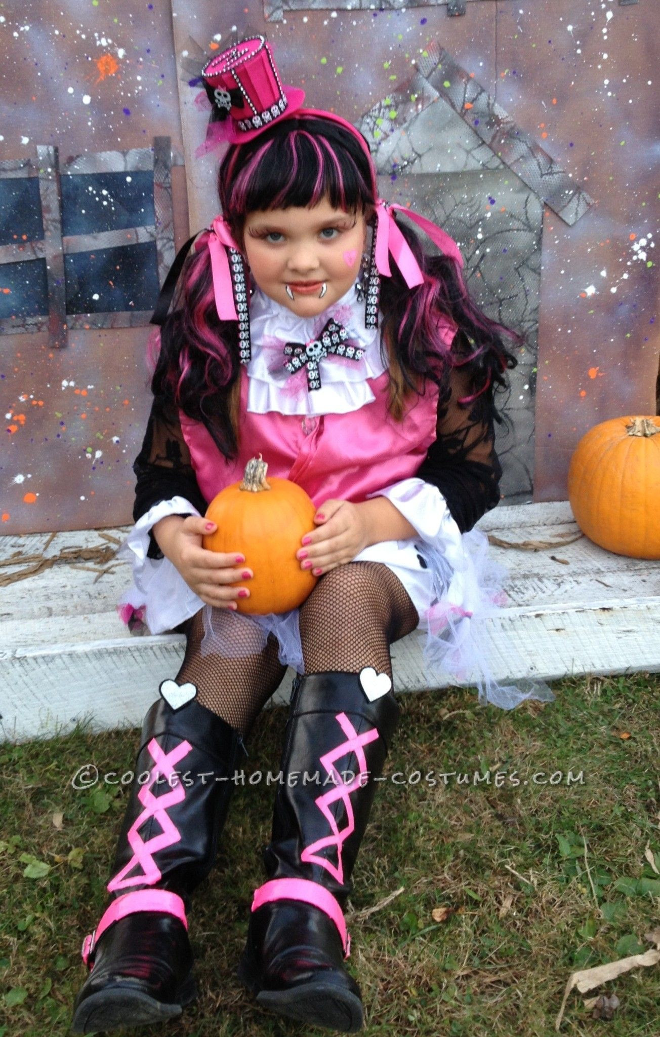 Best ideas about DIY Monster High Costumes
. Save or Pin Draculaura Monster High Doll Costume and Makeup Now.