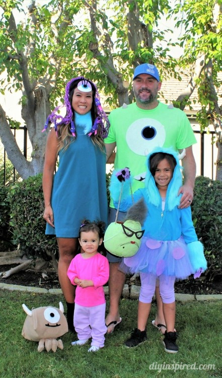 Best ideas about DIY Monster Inc Costume
. Save or Pin Monster’s Inc Family Halloween Costumes DIY Inspired Now.