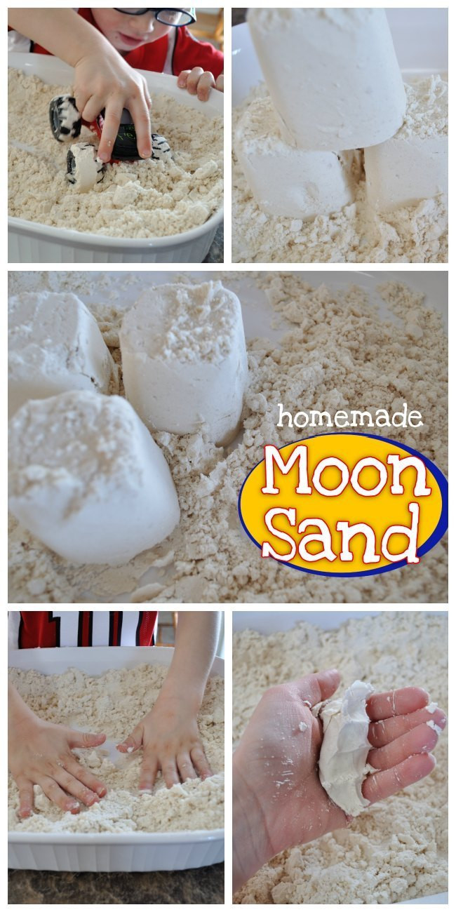 Best ideas about DIY Moon Sand
. Save or Pin Kid’s Craft Homemade Moon Sand Love and Laundry Now.
