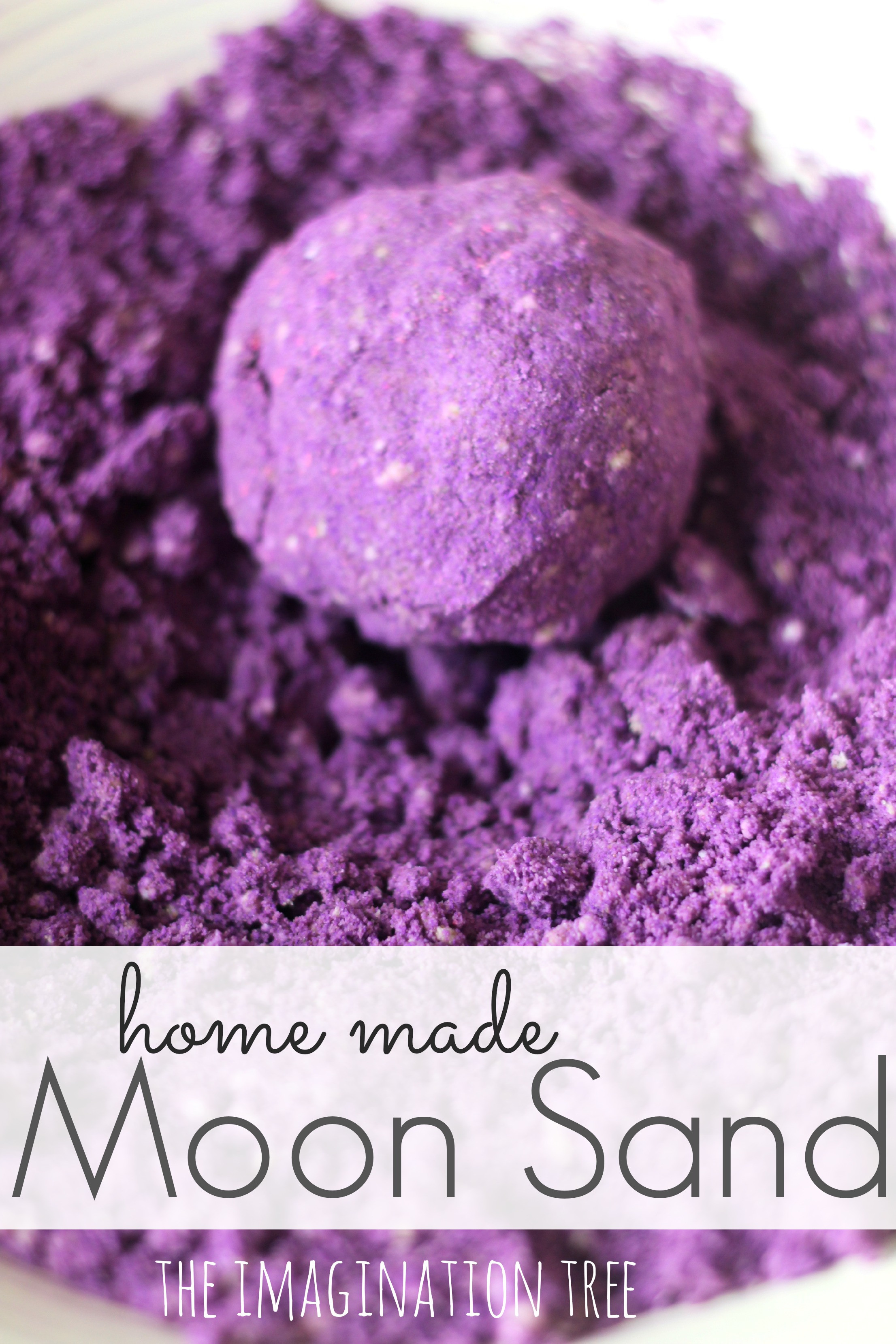 Best ideas about DIY Moon Sand
. Save or Pin Home Made Moon Sand Recipe The Imagination Tree Now.
