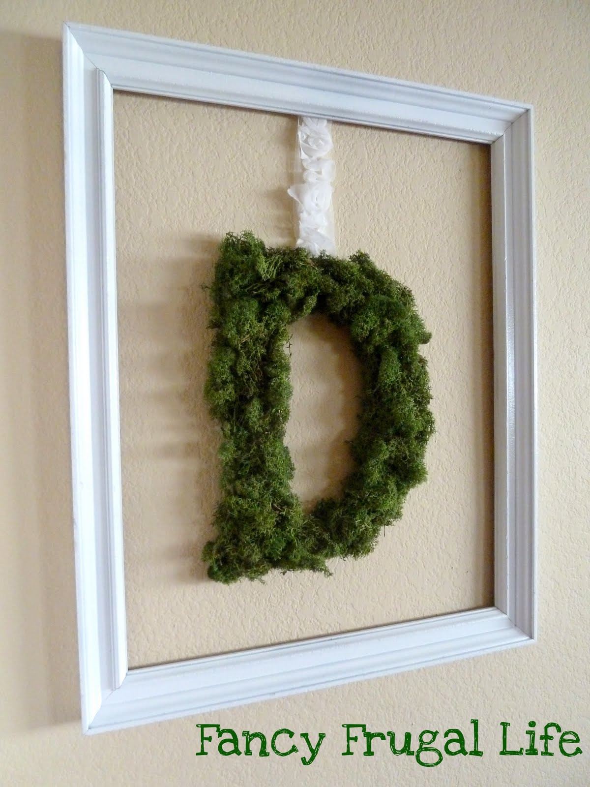 Best ideas about DIY Moss Wall
. Save or Pin DIY Moss Monogram Wall Art Now.