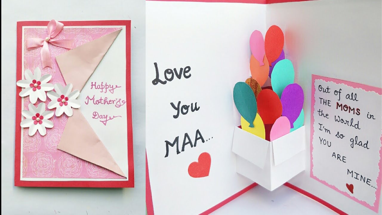 Best ideas about DIY Mothers Day Cards
. Save or Pin DIY Mother s Day Card Mother s Day Pop up card making Pop Now.